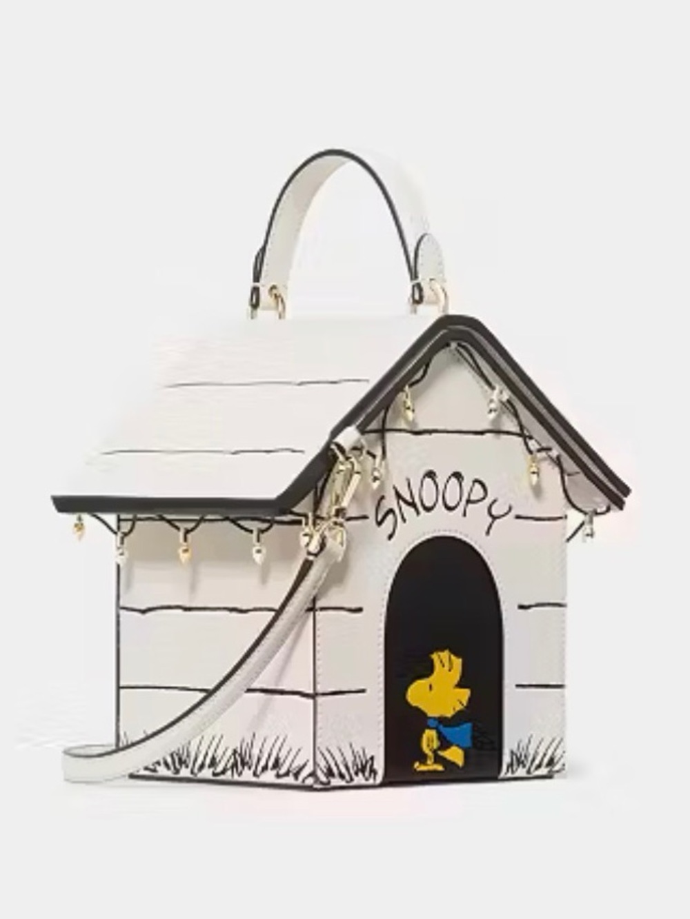 Kate Spade X Peanuts Snoopy 3D Dog House Crossbody bag